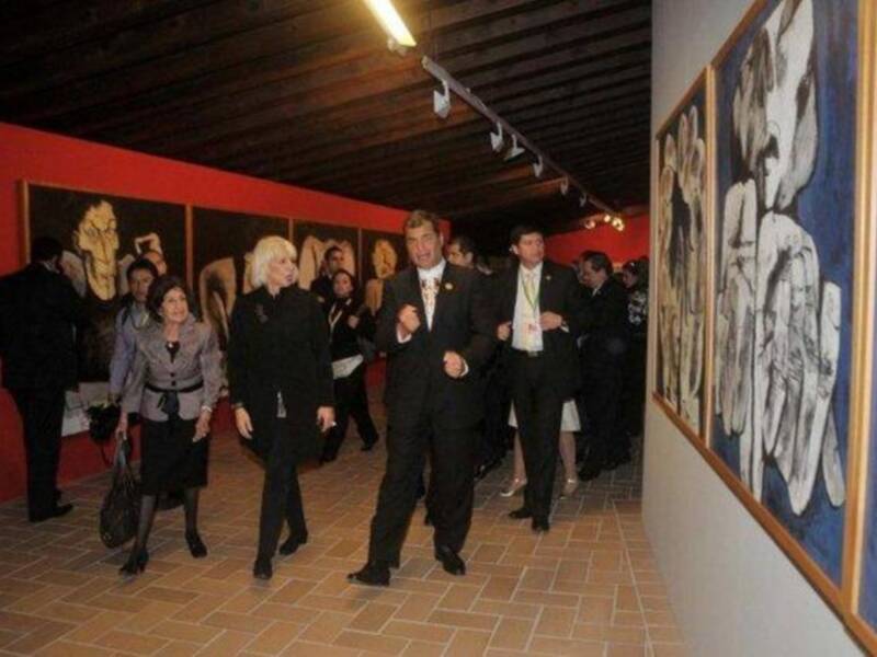 Los reyes y los príncipes en la inauguración de la cumbre iberoamericana