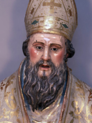 Sevilla. Terminada la restauración de San Martin de Tours por el imaginero-restaurador Benjamín Domínguez Gómez.