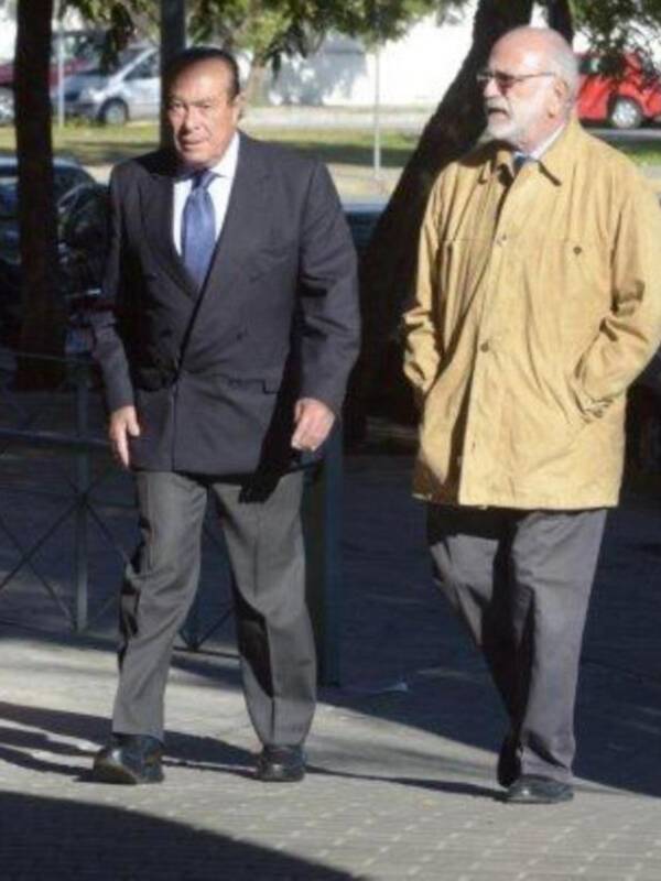 Curro Romero y Michel, despiden a un buen amigo el ganadero Gabriel Rojas