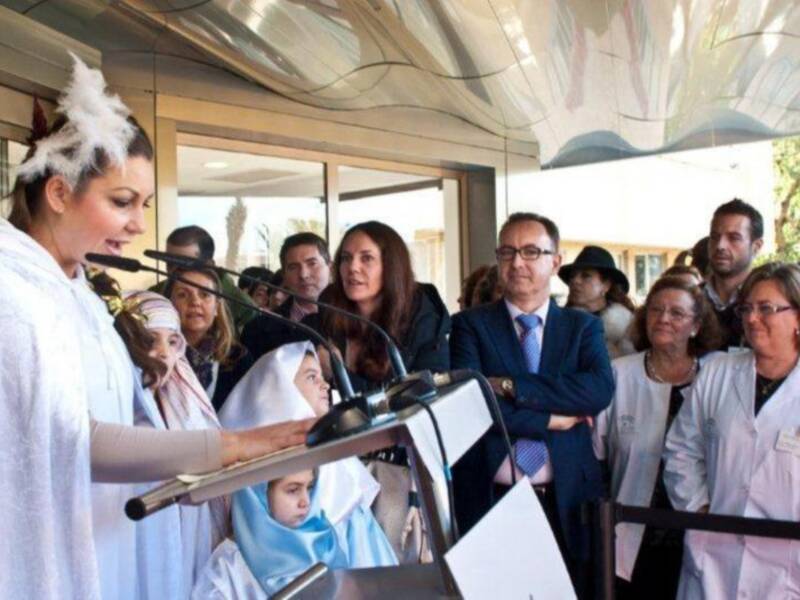 Sergio Ramos y Pilar Rubio fueron a ver a Davila Miura convertido en rey Baltasar.