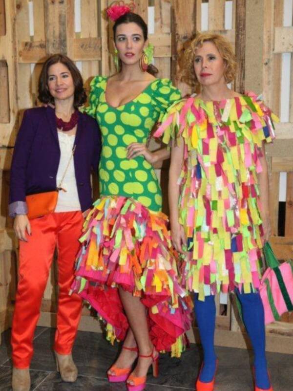 Agatha Ruiz de la Prada debuta como diseñadora flamenca ecológica