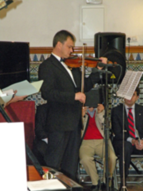 Sevilla.Concierto de coplas en la clausura expositiva de la Hermandad de San Isidoro de Sevilla.