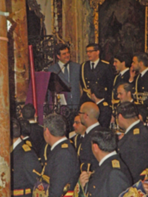 Concierto en la Hermandad de la Candelaria en sus cede de la Parroquia de San Nicolás de Bari, por la Banda de las tres Caídas