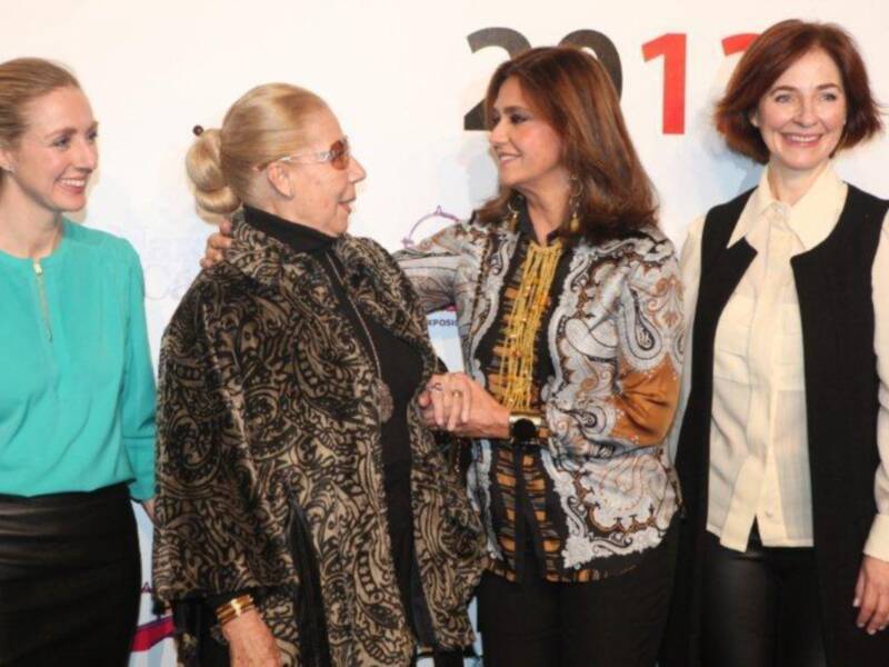 Marina Danko con su novio Manuel Blanco en SIMOF
