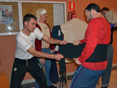 La cuadrilla del paso del Nazareno de Alcalá del Río hizo su último ensayo.