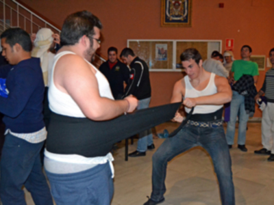 La cuadrilla del paso del Nazareno de Alcalá del Río hizo su último ensayo.