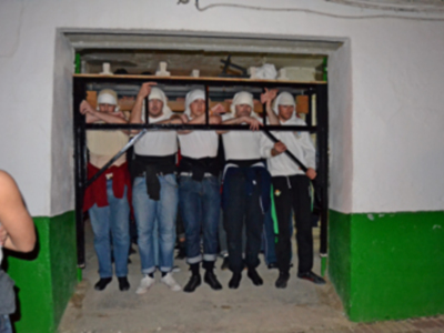 La cuadrilla del paso del Nazareno de Alcalá del Río hizo su último ensayo.