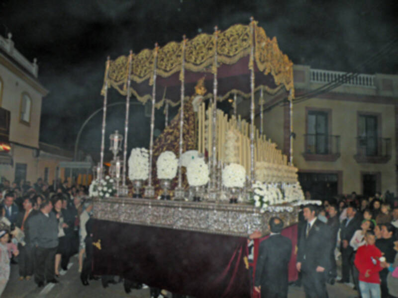 La Patrona de Rinconada culmino su estación de penitencia el Sábado Santo