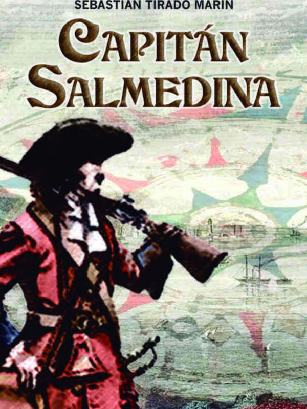 Sebastián Tirado publica su primera novela de aventuras, Capitán Salmedina.(Chipiona)