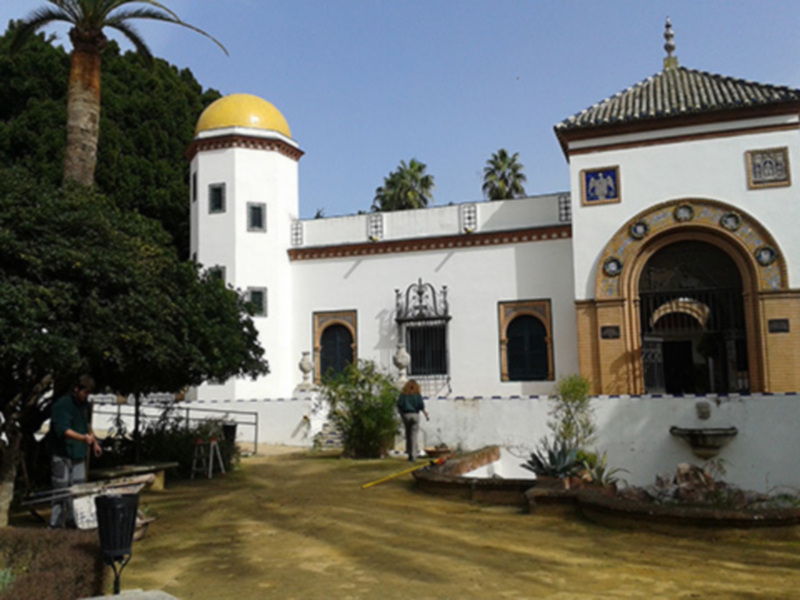 La Escuela de Jardinería Joaquin Romero Murube en Sevilla.