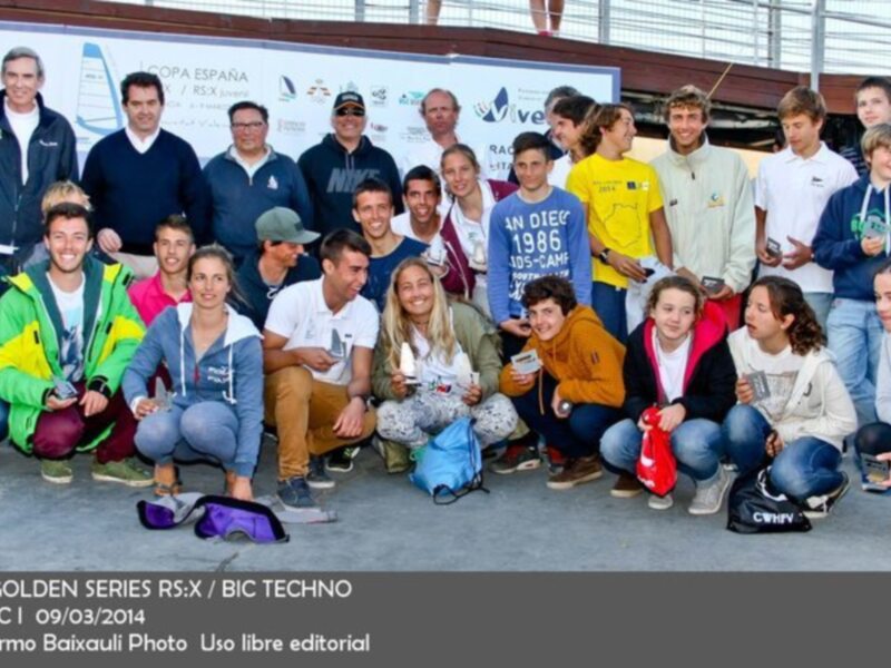 Doble podio en la Copa de España de la clase RS:X juvenil para la flota del Club Náutico Sevilla