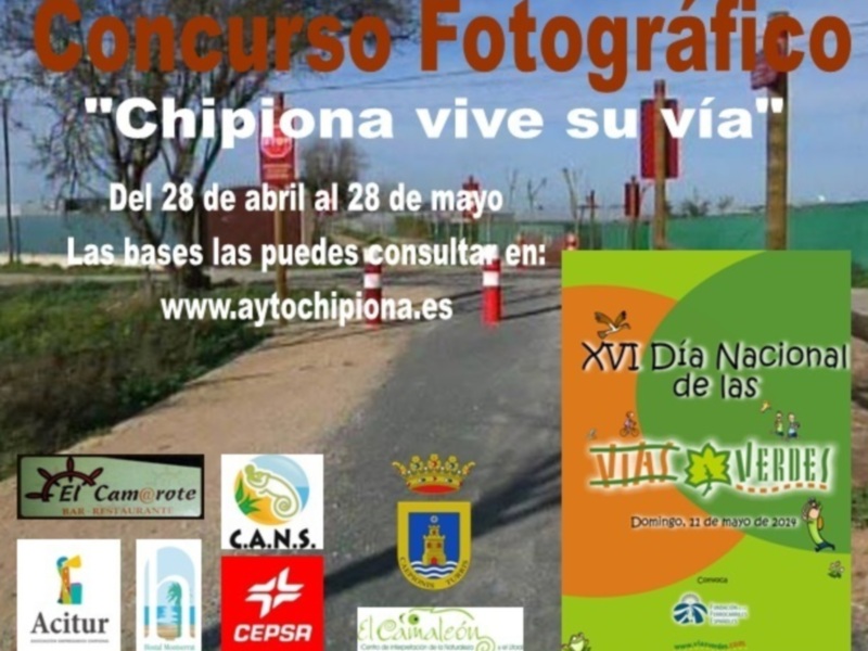Convocado el primer concurso fotográfico sobre la Vía Verde de Chipiona