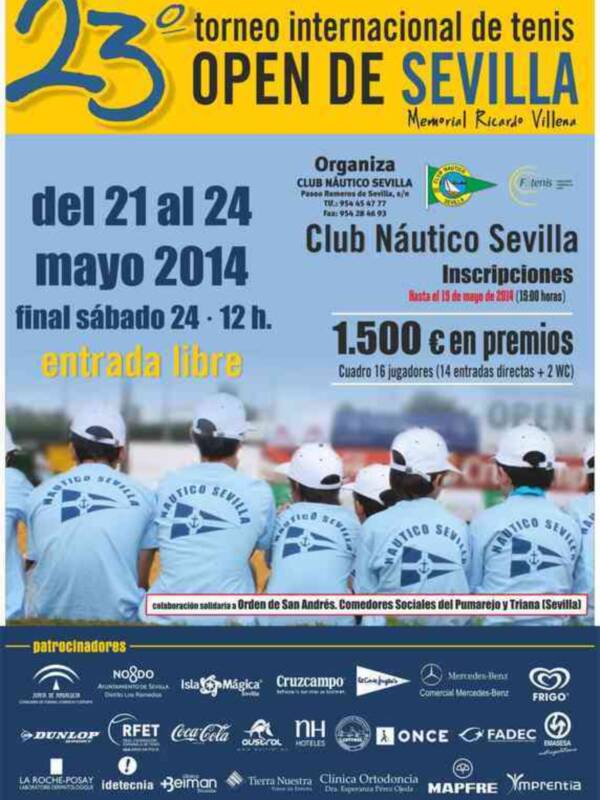 En marcha el XXIII Open de Sevilla de tenis Memorial Ricardo Villena