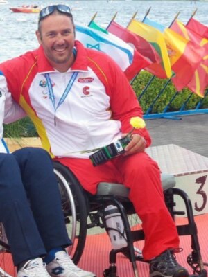 Bronce continental en paracanoa para Javier Reja