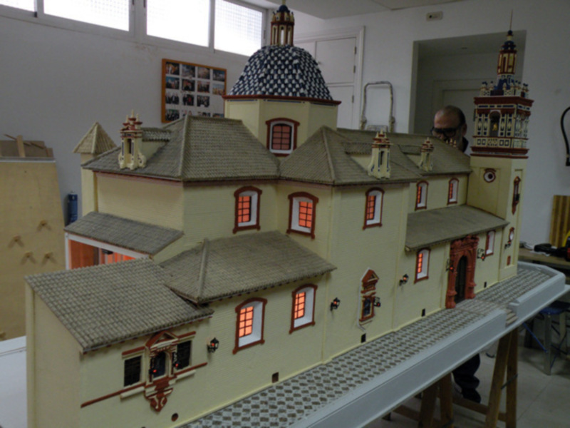 Construcción de las Maquetas para el Belén de la Solidaridad de Sevilla.
