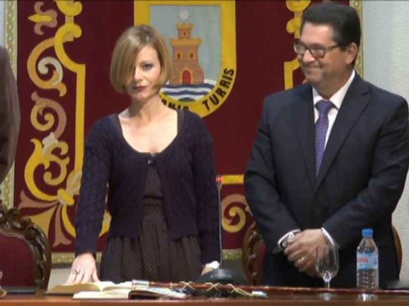 Estefanía Jurado Caballero toma posesión como nueva concejala del Partido Popular(Chipiona) 