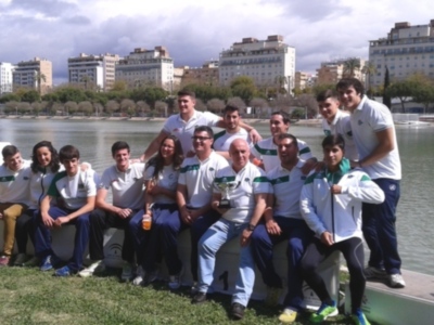 El Club Náutico Sevilla, campeón de España de invierno de piragüismo