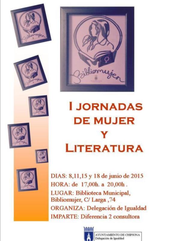 La Delegación de Igualdad organiza las primeras Jornadas Mujer y Literatura(Chipiona)