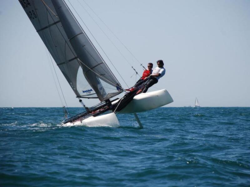 Podio para el Náutico Sevilla en la Copa de España de larga distancia de la clase Catamarán