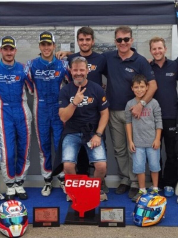 Manu Bejarano, al podio del Campeonato de España de karting