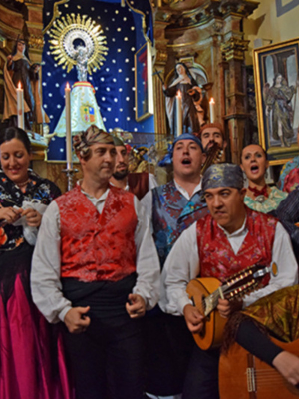 Sevilla.  Misa Baturra en la Iglesia del Santo Ángel de Sevilla.