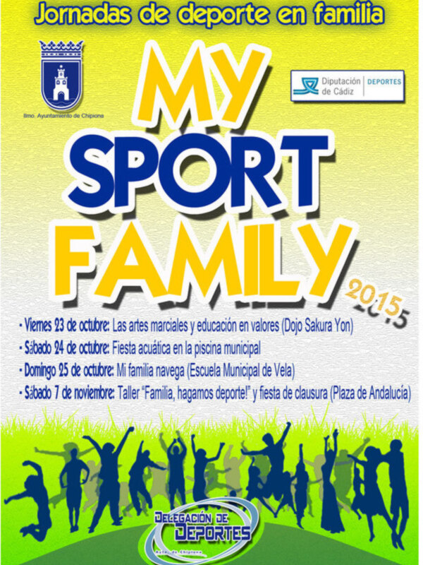 La Delegación de Deportes inicia el viernes una nueva edición del programa My sport family(Chipiona) 