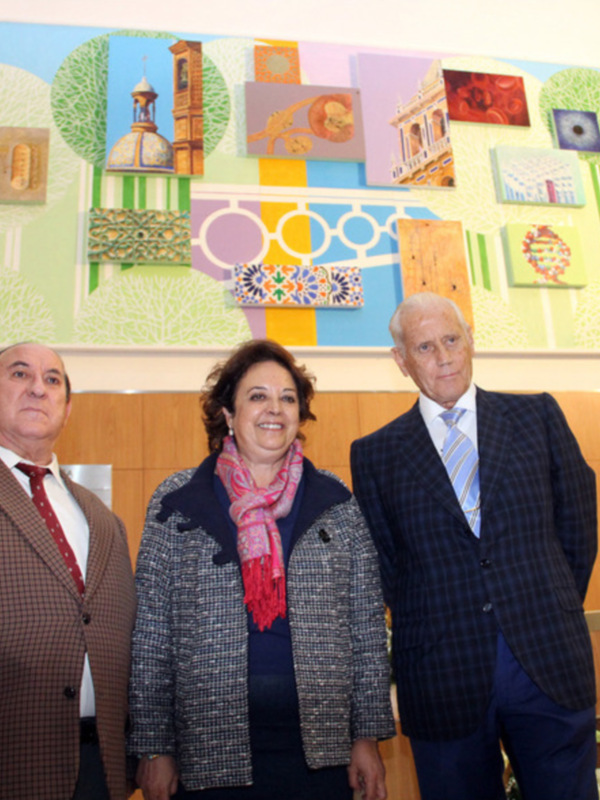 Triana rinde homenaje a las ciencias médicas con un mural de Juan Valdes