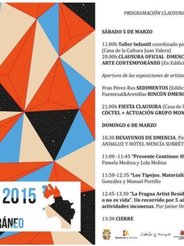 CLAUSURA OFICIAL XVII MUESTRA DE ARTE CONTEMPORÁNEO DMENCIA 2015-2016
