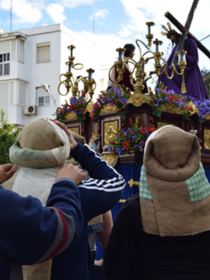 Procesión del Nazareno de Los Príncipe de Sevilla en su tercera semana de Cuaresmas.