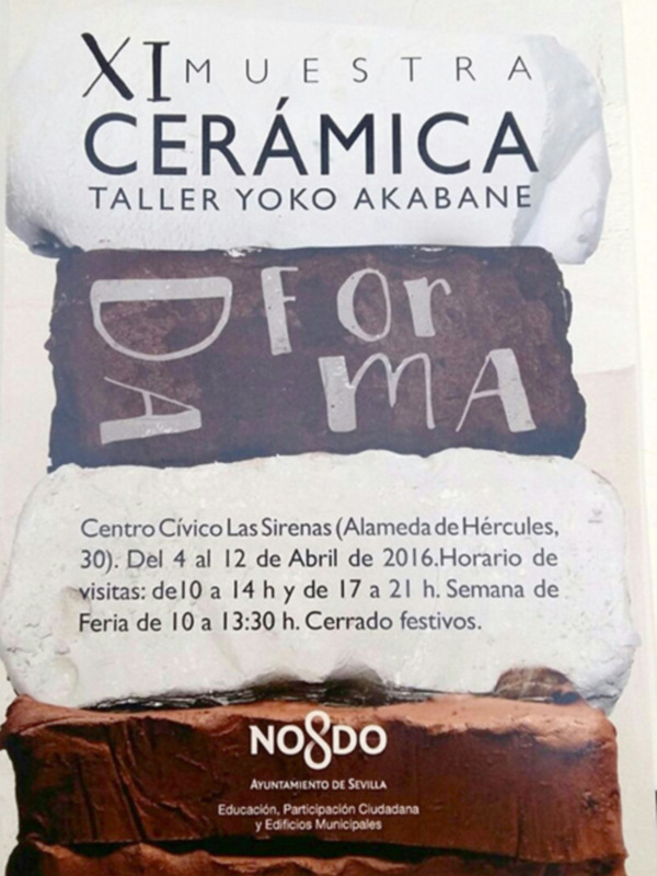 XI Muestra de Cerámica en Sevilla  Taller YOKO AKABANE