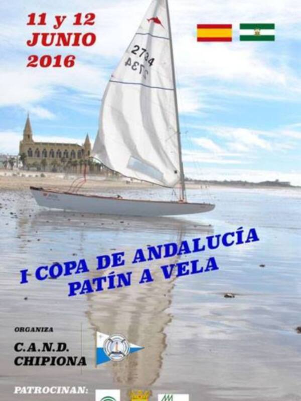 Chipiona es escenario este fin de semana de la Copa de Andalucía de patín a vela