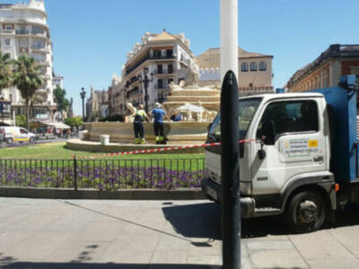 Adecuación y mejoras en la fuente de Puerta Jerez.