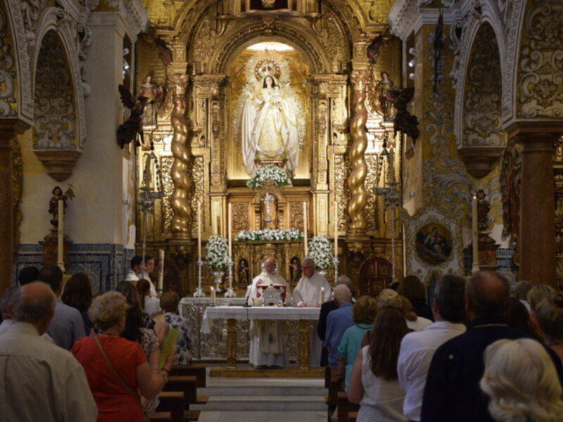 La Virgen de las Nieves festejó  su festividad.