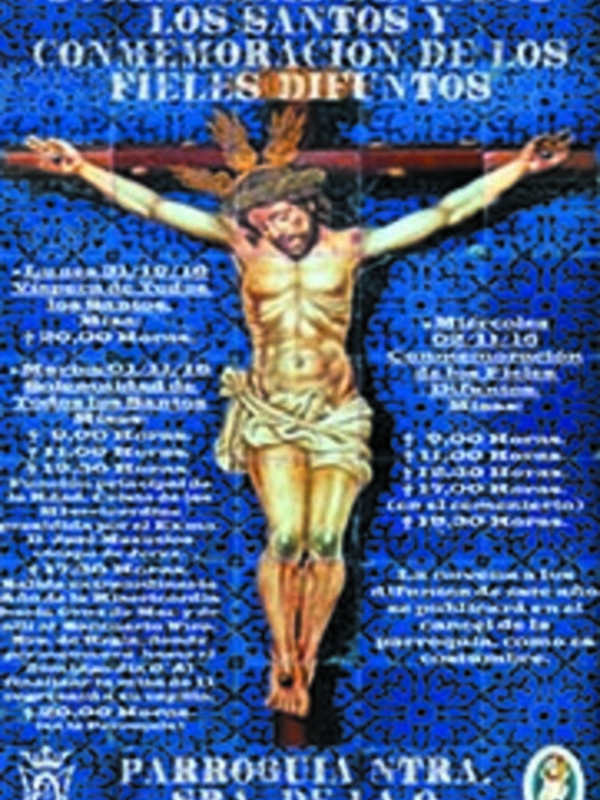 La Parroquia de Nuestra Señora de la O hace público el cartel de los actos de los días de los Santos y los difuntos