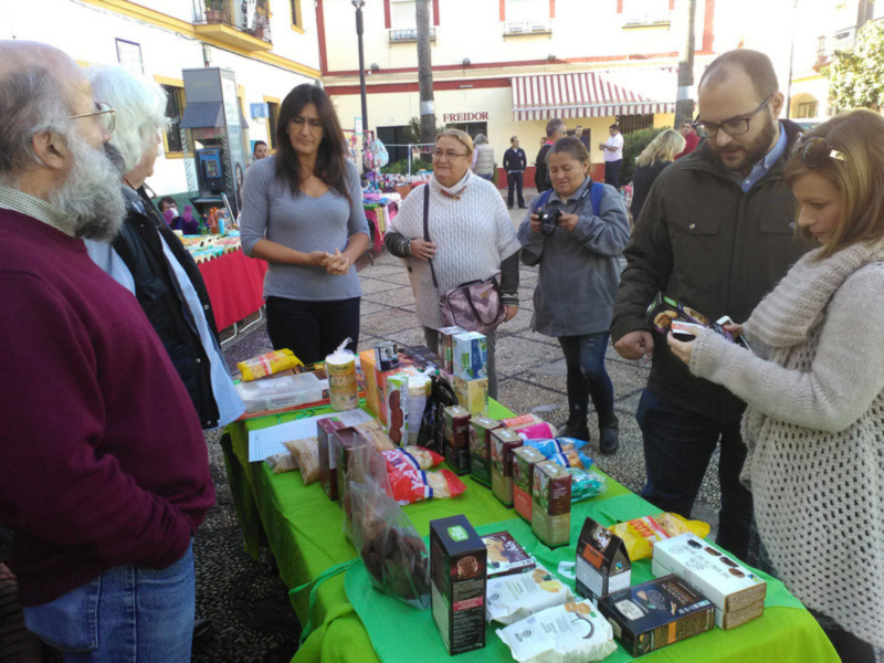 Comercio justo en Chipiona a cargo de la ong Oxfam Intermón