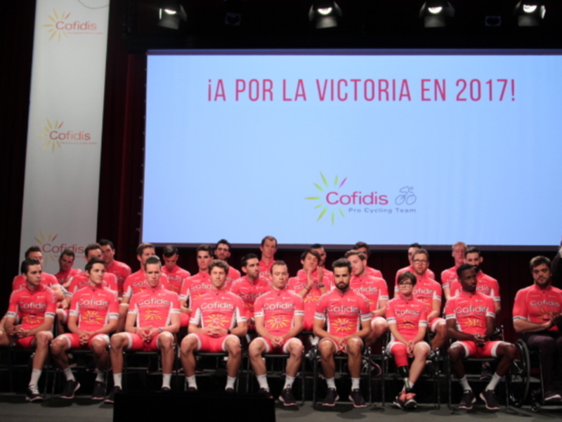Primer encuentro del Equipo Ciclista Cofidis en España