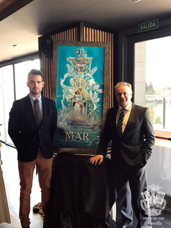 La hermandad filial de la Patrona de Almerìa de Sevilla presentó el cartel de su anual  de salida
