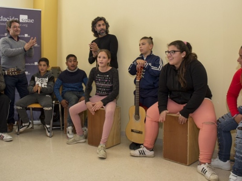La Tarara ofrece talleres flamencos solidarios a niños con problemas de exclusión social con el apoyo de la Fundación SGAE en Huelva
