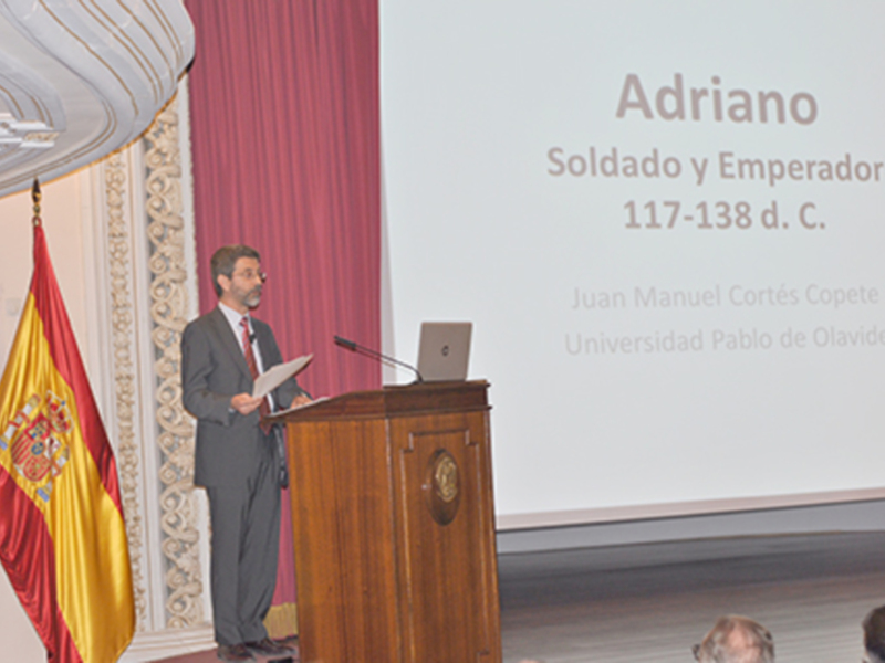 “Adriano, soldado y emperador “, conferencia organizada por la Cátedra General Castaños