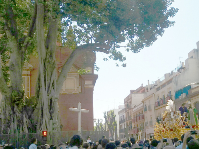 San Gonzalo por la calle San Jacinto
