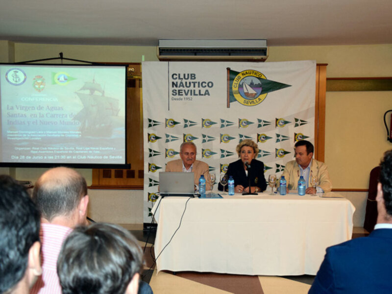 La Real Asamblea Española de Capitanes de Yate, organizaron la conferencia “La Virgen de Aguas Santas en la Carrera de India y el nuevo mundo”
