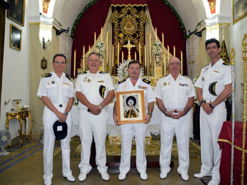 Imposición de Medalla de Oro a la Virgen del Carmen de  Calatrava.