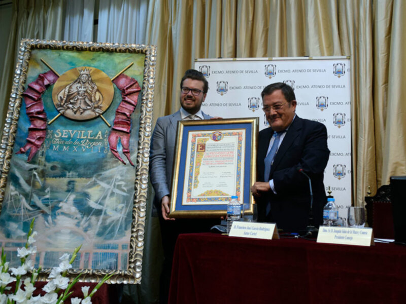 En el Ateneo se presentó el cartel de la Patrona de Sevilla y de su Archidiócesis