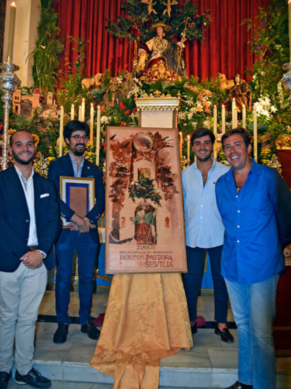 Jesús Zurita Villa presentó el Cartel conmemorativo de la Capilla de Santa Marina.