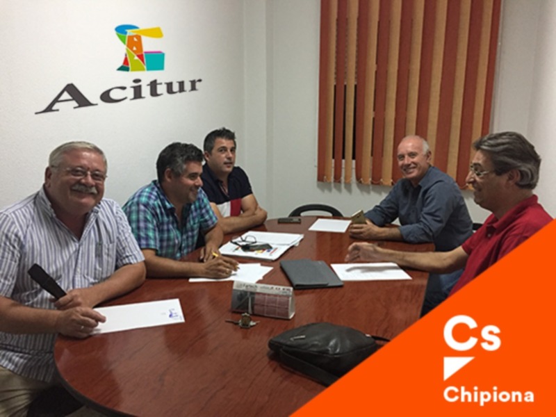 Ciudadanos Chipiona valora su reunión con ACITUR