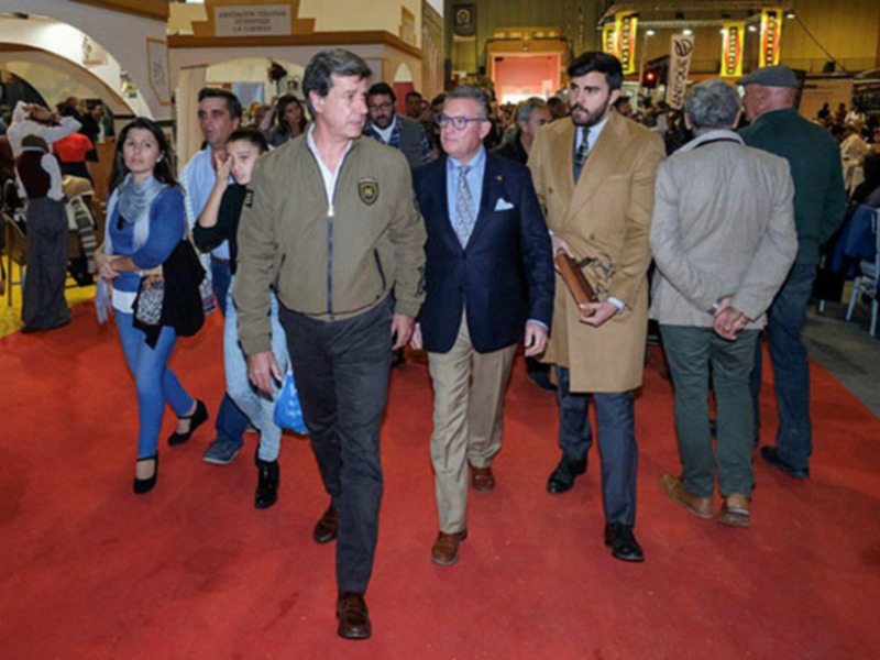 Cayetano Martinez de Irujo acudió al Sicab un año mas