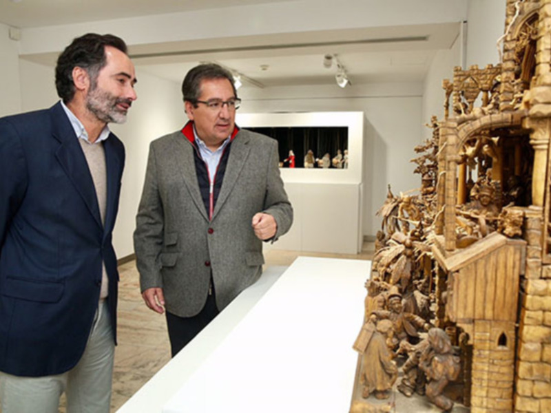 Exposición 'Belenes del Mundo. Oro, incienso y mirra', en la Sala Murillo de la Fundación Cajasol