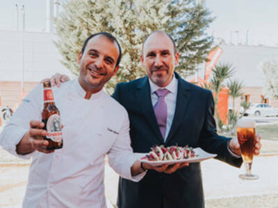 Kisko García propone una receta estrella Michelín con Cruz Campo Navidad