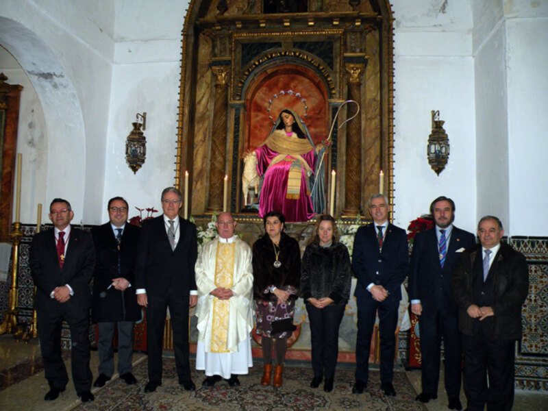 La Hermandad de la Divina Pastora de las Almas  de San Antonio juró  sus nuevos cargos.