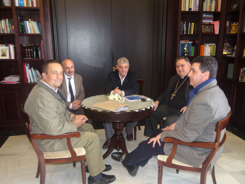 La Asociación de profesionales para los retos del tercer milenio se reúnen con el obispo de la diócesis de Asidonia-Jerez